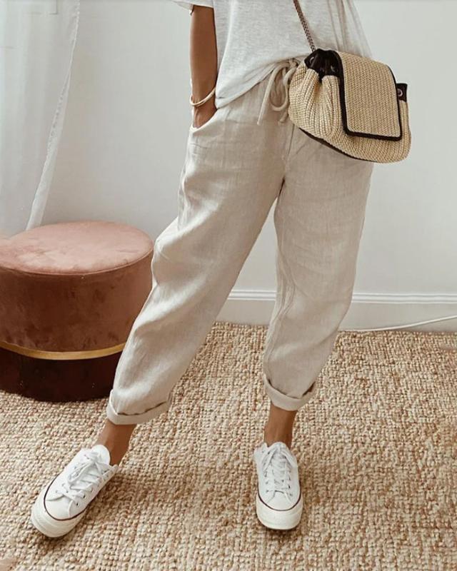 Clarice | Anti-sweat luxe linen pants