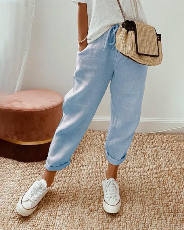 Clarice | Anti-sweat luxe linen pants