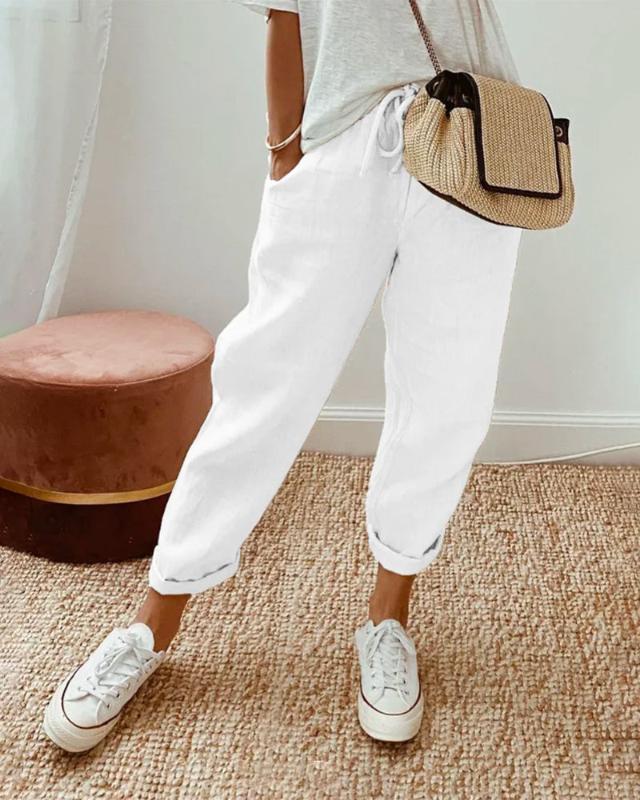 Clarice | Anti-sweat luxe linen pants