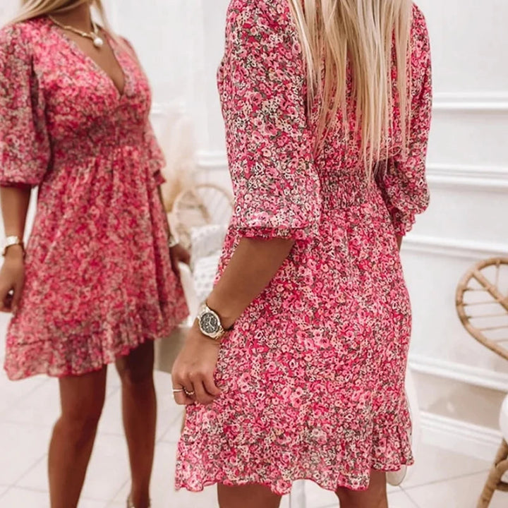 Janna | Elegant floral dress