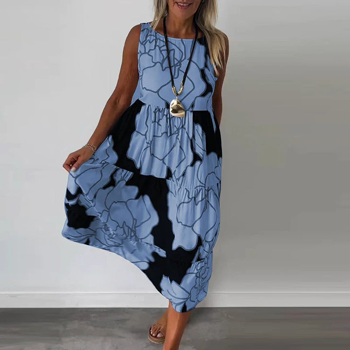 Elfrieda | Sleeveless maxi dress