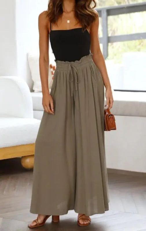 Louise | Comfy wide-leg drawstring pants