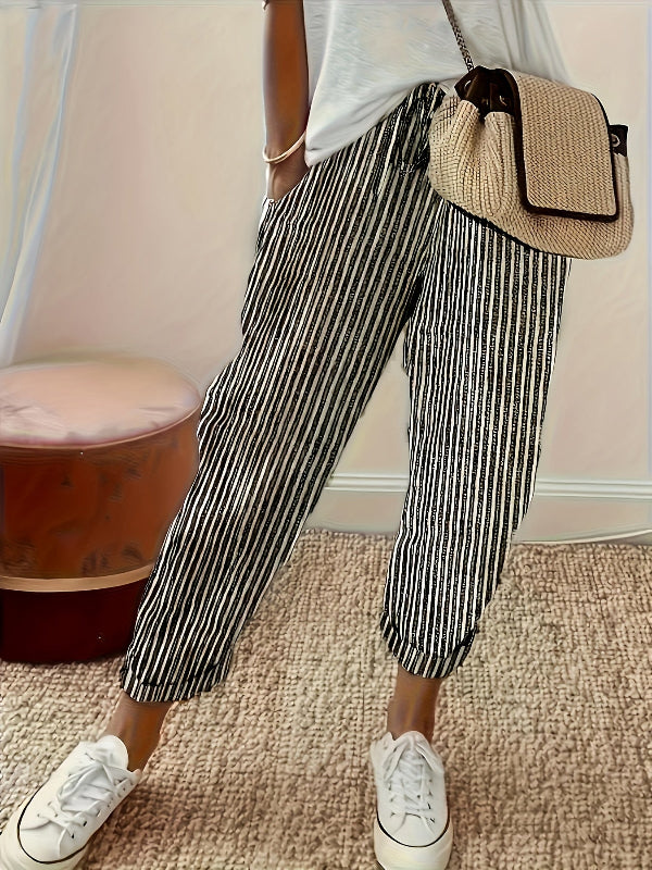 Zaya | Striped pants